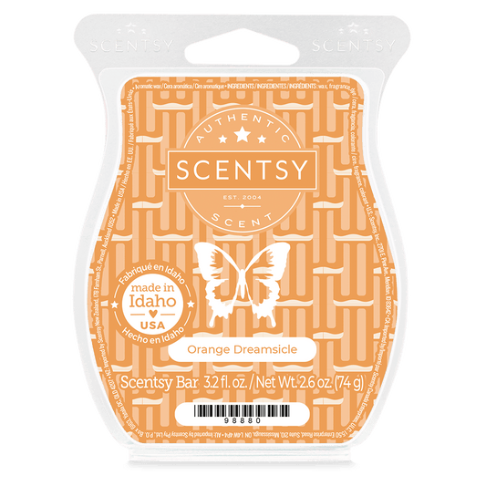 Scentsy Orange Dreamsicle bar packaging on a white background