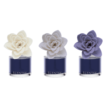 Snowed in Flannel Scentsy Poinsettia Flower