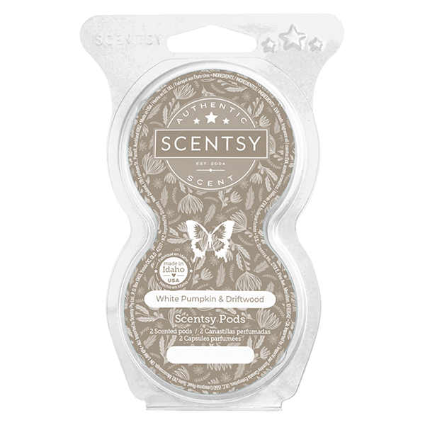 Scentsy wax melt package with butterfly design on a white background