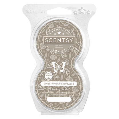Scentsy wax melt package with butterfly design on a white background